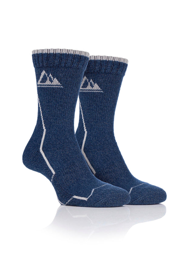 Storm Valley Men's Merino Wool Boot Sock Navy/Grey