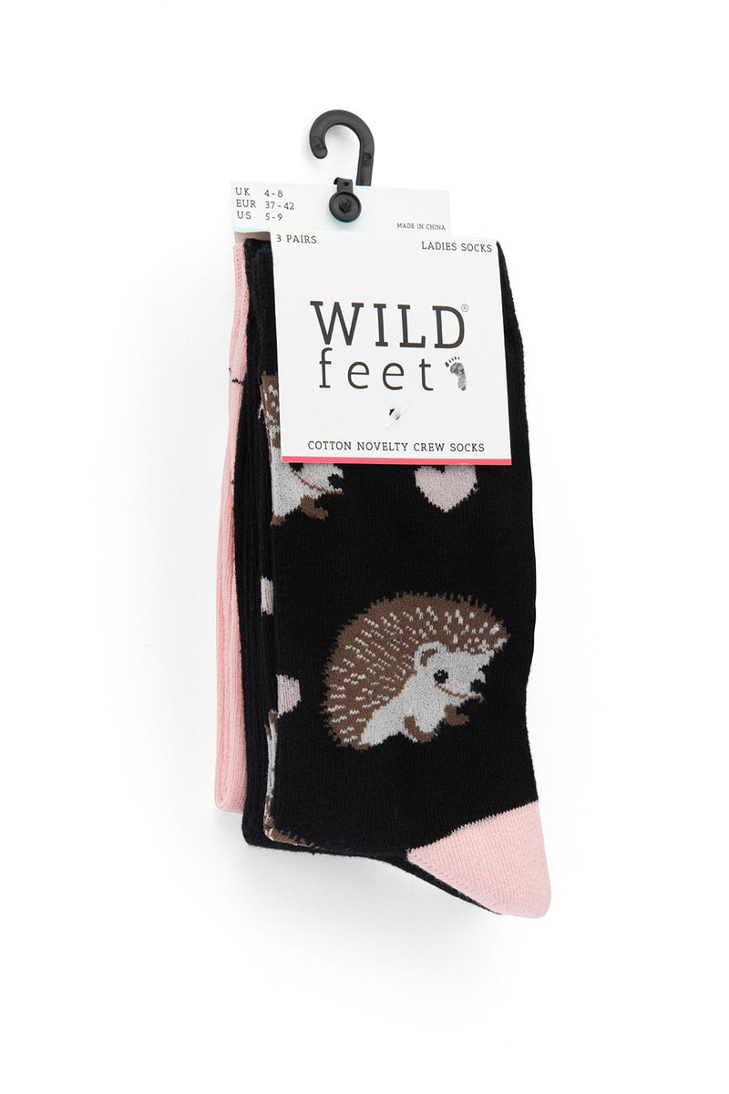 Ladies Hedgehog Socks Packaging