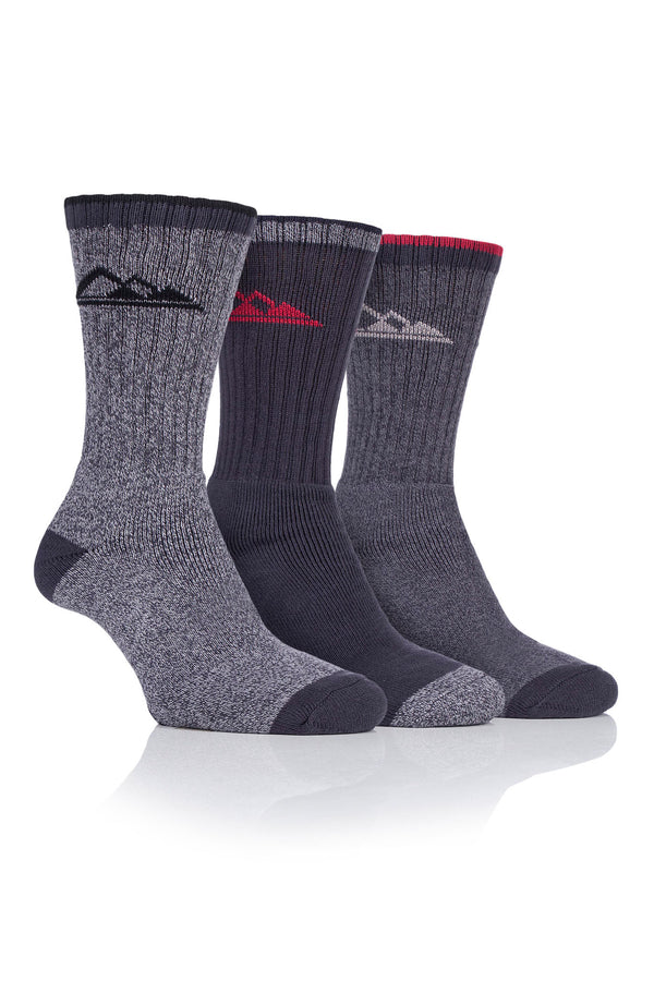 Storm Valley SVMS032 Men's Marl Boot Sock Charcoal/Light Grey