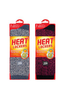 Women's WARMEST Heavy Weight Twist Crew Socks 2 pair pack