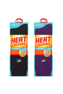 Women's WARMER Mid Weight Solid Color Crew Socks 2 pair pack