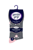 Women's Floral Hybrid Novelty Crew Sock