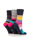 Women's Stripy Vibes Crew Sock