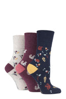 Women's Autumn Leaves Novelty Crew Sock