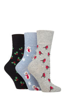 Women's Noel Christmas Novelty Crew Sock