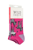 Women's Zebra - Corn Trainer Liner Sock