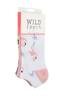 Women's Flamingo Trainer Liner Sock