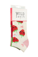Women's Berry (I Like You Berry Much) Trainer Liner Sock
