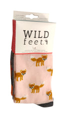 Women's Polkadot Fox Crew Socks - 3 Pair Pack
