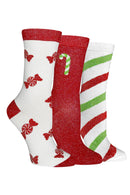 Women's Holiday Sweets Crew Sock - 3 Pair Pack