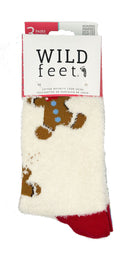Women's Gingerbread Cookie Crew Socks - 3 Pair Pack