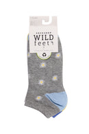 Women's Daisies Low Cut Socks - 3 pair pack