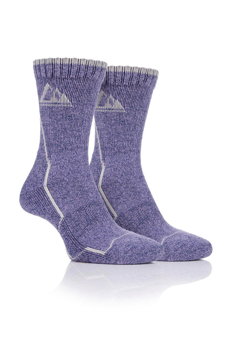 Storm Valley Women's Merino Wool Boot Sock Violet/Stone