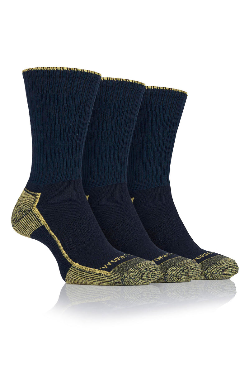 Storm Valley Men's Midweight Cushion Technical Work Sock Navy