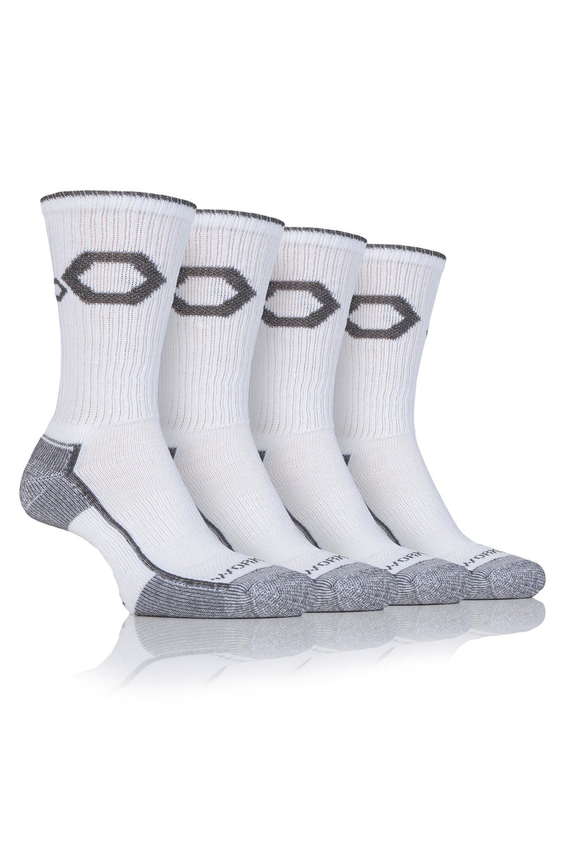 Storm Valley Worxx Men's Midweight Cushion Technical Work Sock White