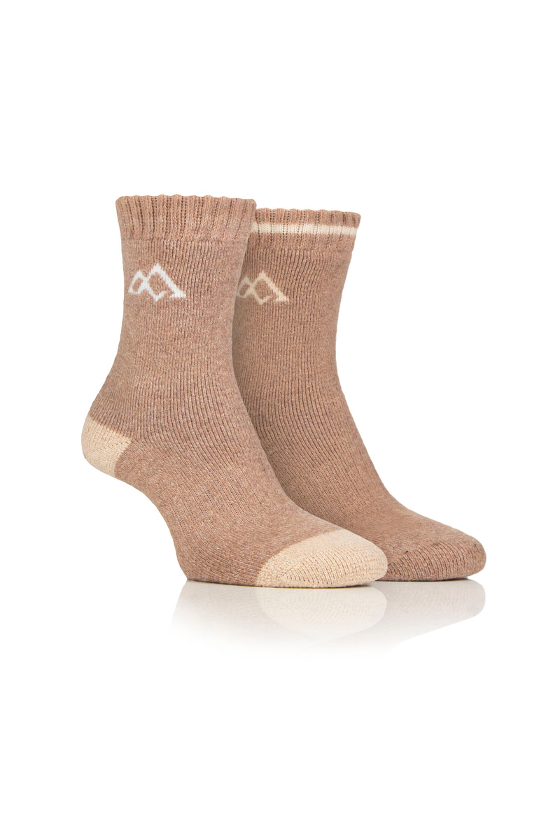 Storm Valley Women's Wool Marl Boot Socks Lilac/Lavender/White / Women's 5-9 Storm Valley Women's Wool Marl Boot Socks Lilac/Lavender/White / Women's 5-9
