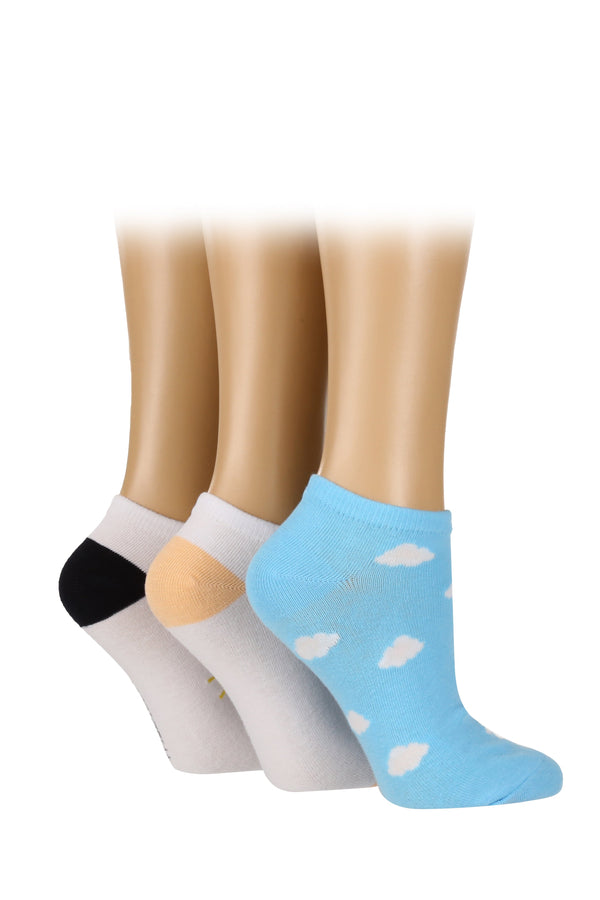 Women's Blue Skies Low Cut Socks
