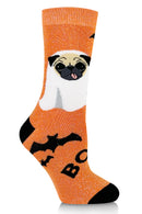 Women's Boo Pug Crew Sock - 3 Pair Pack