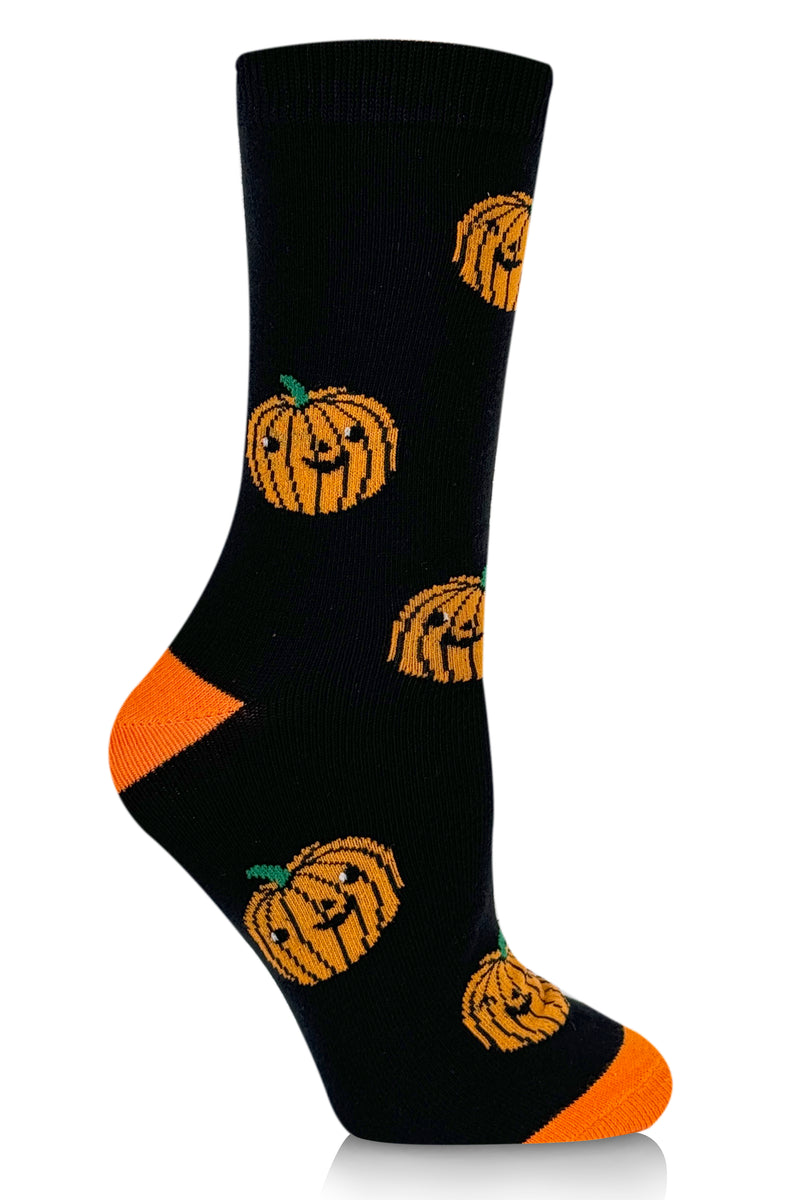 Women's Jack-O-Lantern Crew Sock - 3 Pair Pack