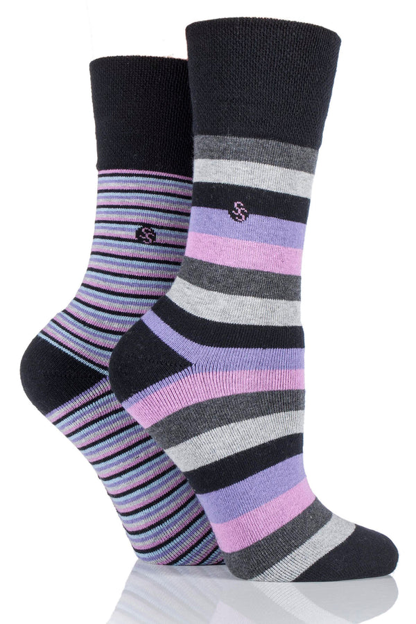 Multi Color Zigzag 4In1 Liner Socks - PH011RVH21IYMIXSTD