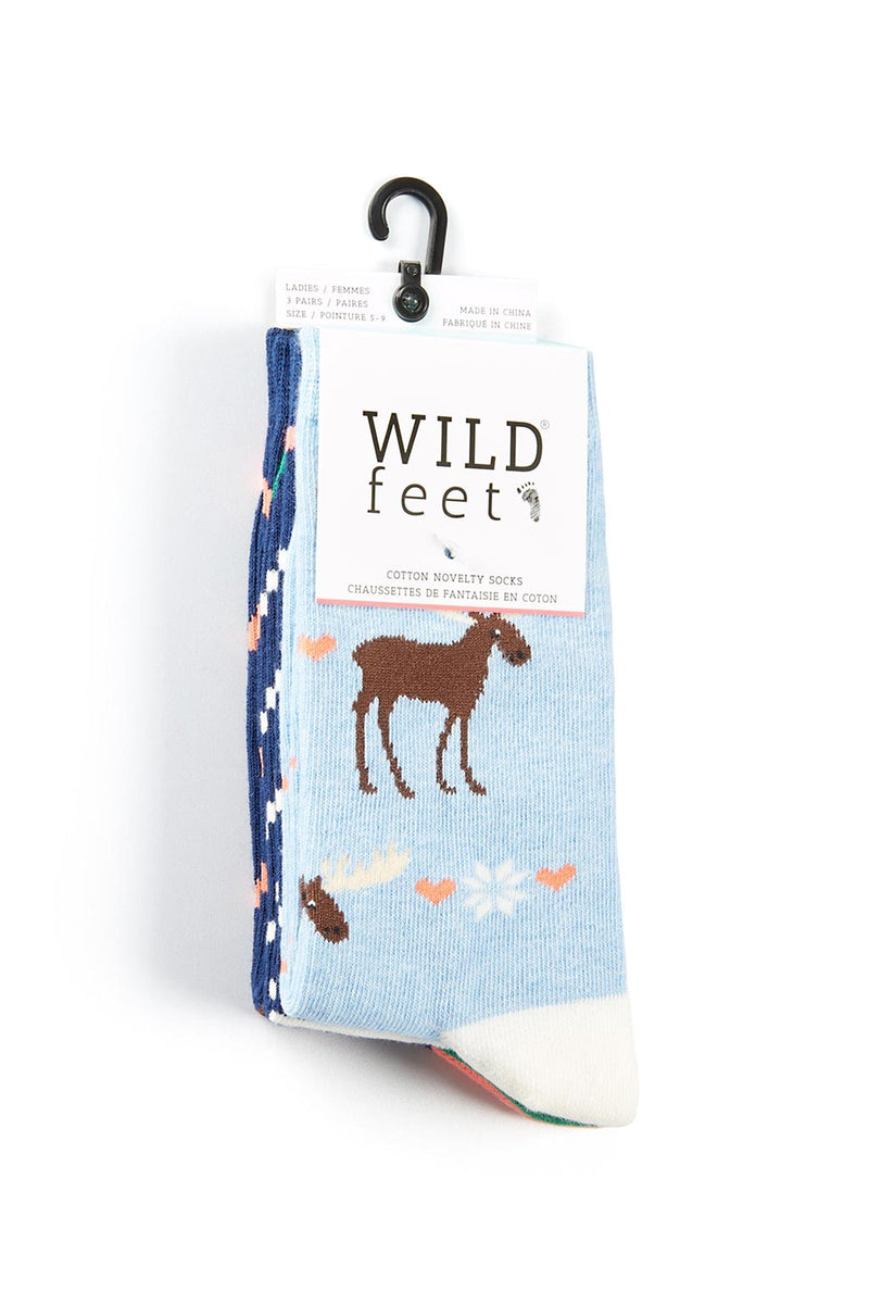 Ladies Moose Socks Packaging