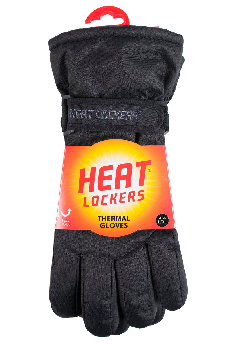 Heat Lockers Men's Performance Thermal Glove Black - Packaging