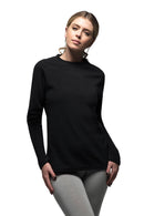 Heat Lockers Women's Performance Thermal Long Sleeve Top Black - Model