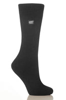 Heat Lockers Women's WARMEST Solid Color Thermal Crew Sock Charcoal
