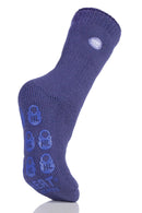 Heat Lockers Women's WARMEST Thermal Solid Crew Slipper Sock Lavender