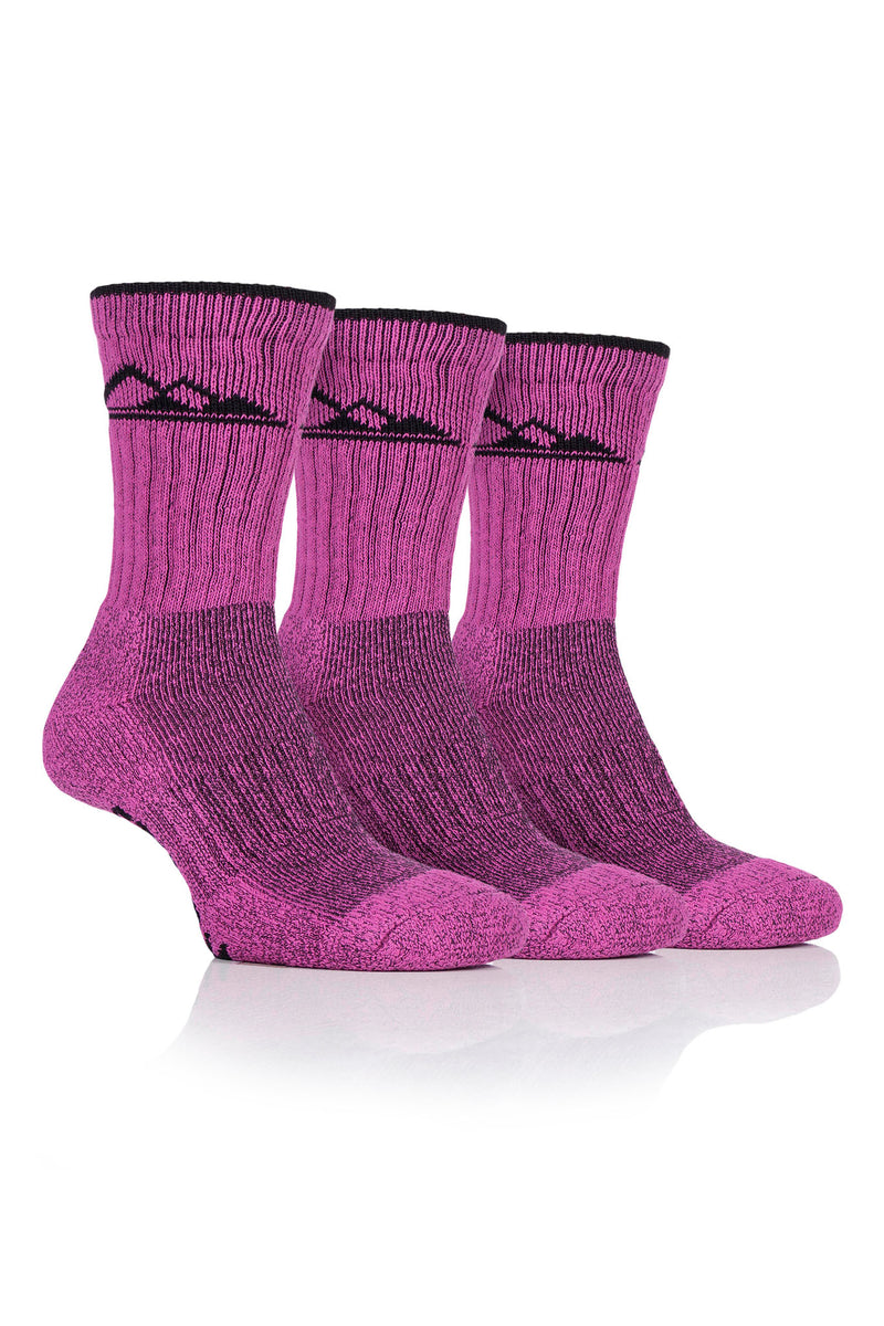 Storm Valley SVLS030 Women's Luxury Boot Sock Cerise/Black