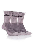 Storm Valley SVLS030 Women's Luxury Boot Sock Stone/Black