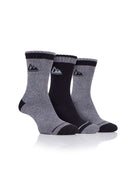 Storm Valley Women's Performance Polyester Marl Boot Sock Black/Charcoal