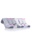 Storm Valley SVLS040 Women's Trainer Sports Sock White/Grey