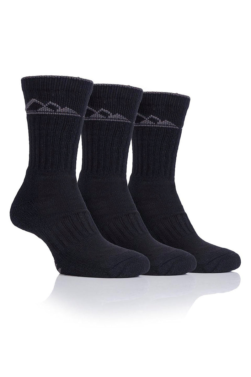 Storm Valley SVMS030 Men's Luxury Boot Sock Black/Grey