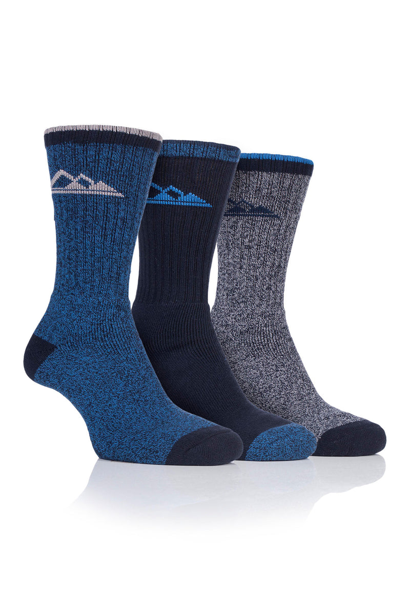 Storm Valley SVMS032 Men's Marl Boot Sock Navy/Blue