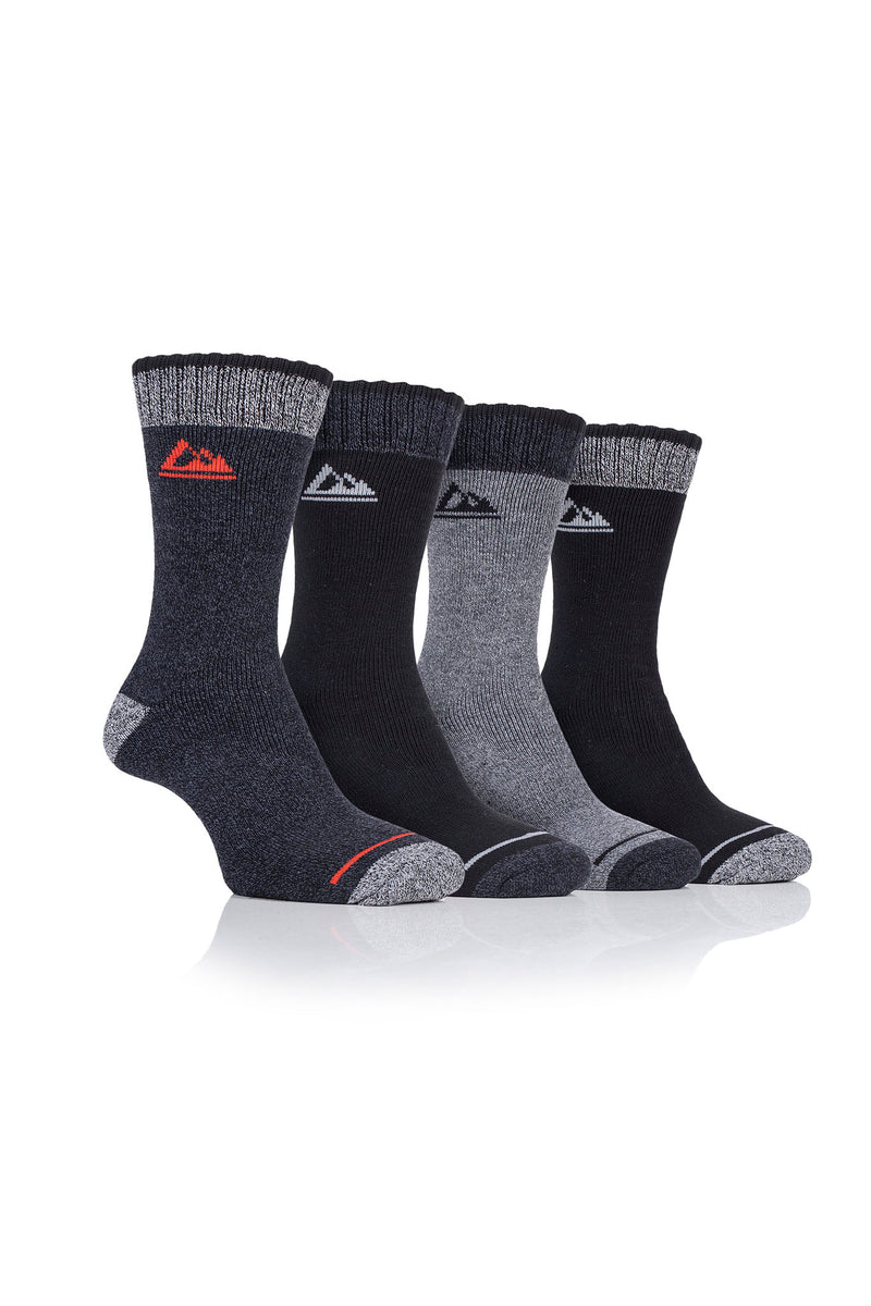 Storm Valley Men's Performance Polyester Marl Boot Sock Black/Charcoal