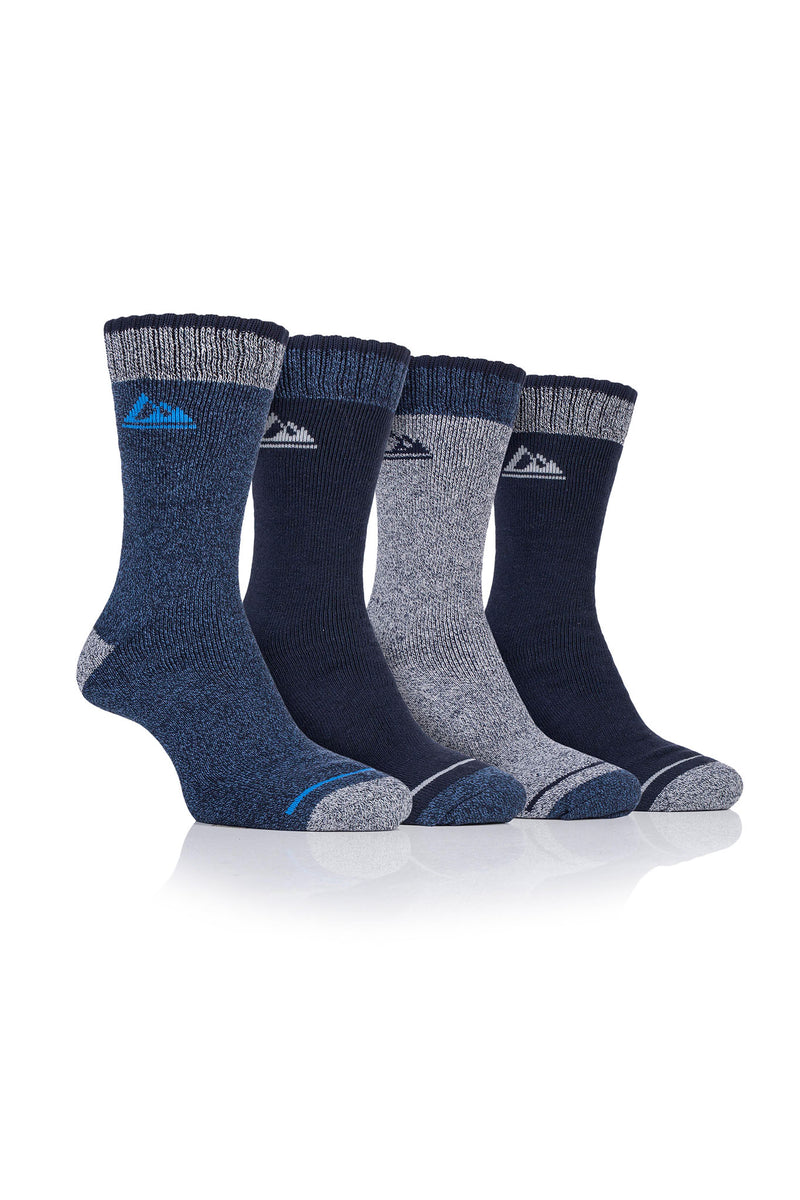 Storm Valley Men's Performance Polyester Marl Boot Sock Navy/Blue
