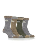 Storm Valley Men's Performance Polyester Marl Boot Sock Stone/Khaki/Olive