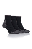 Storm Valley SVWMS002 Men's Heavyweight Cushion Ankle Sock Black