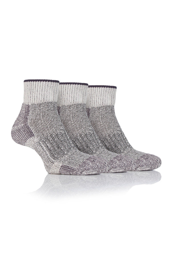 Storm Valley SVWMS002 Men's Heavyweight Cushion Ankle Sock Stone