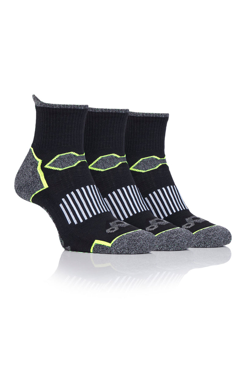 Storm Valley SVWMS005 Men's Midweight Performance Ankle Sock Black