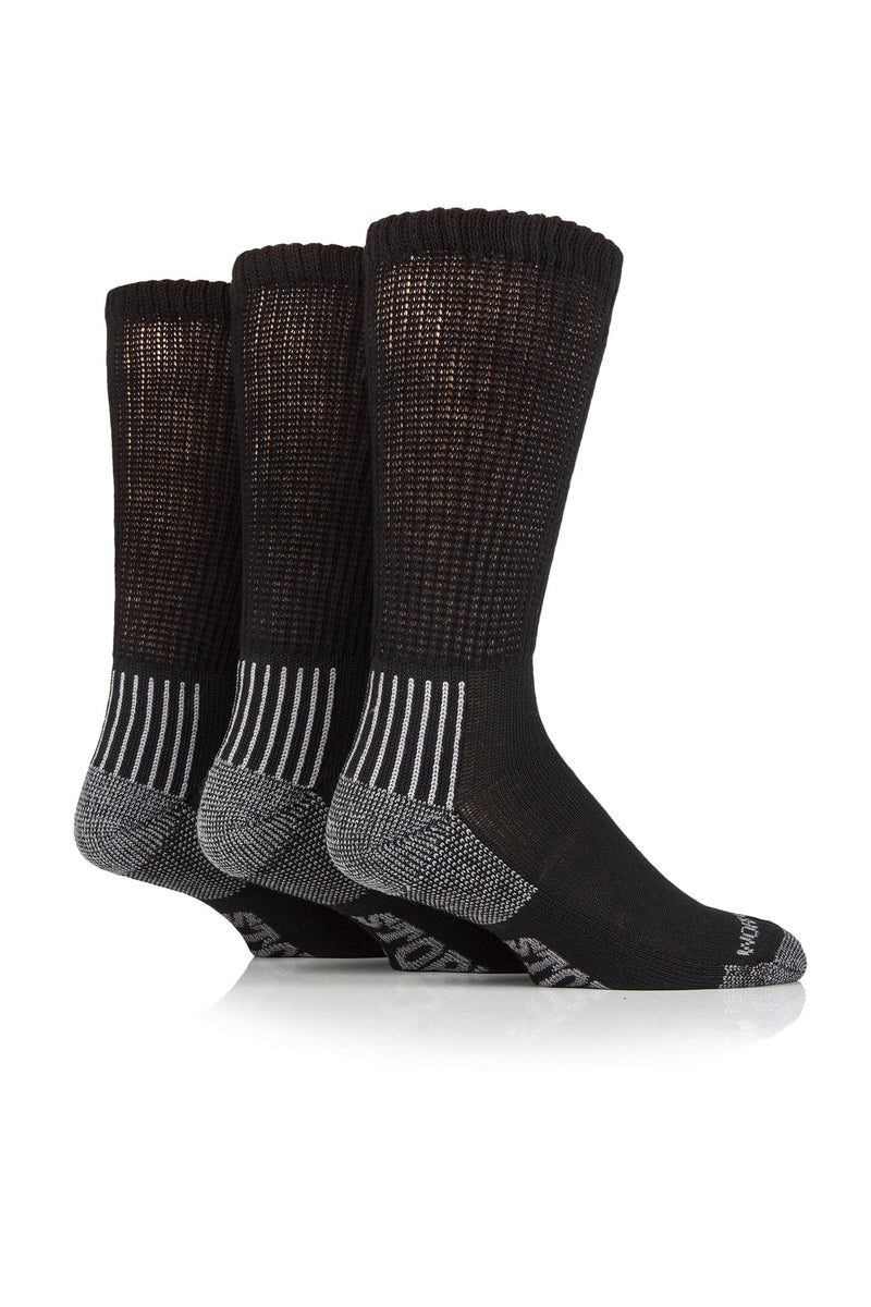 Storm Valley SVWMS007 Men's Non-Binding Boot Sock Black