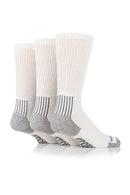 Storm Valley SVWMS007 Men's Non-Binding Boot Sock White