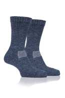 Storm Valley SVWMS008 Men's Wool Blend Boot Sock Navy