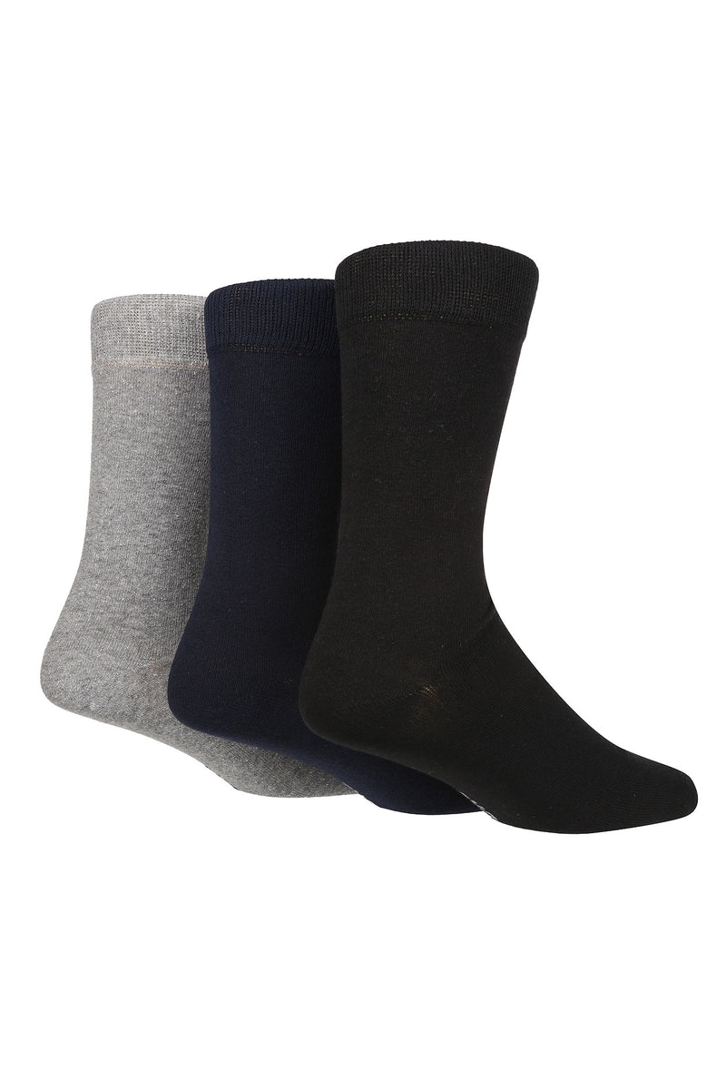 TORE V2000 Men's Solid Color Recycled Crew Sock Black/Navy/Grey