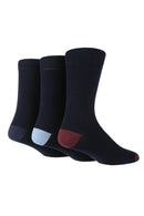 TORE V2500 Men's Heel and Toe Recycled Crew Sock Navy
