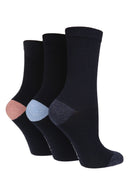 TORE W2500 Women's Heel and Toe Recycled Crew Sock Navy