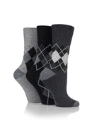 Ladies Monochrome Argyle