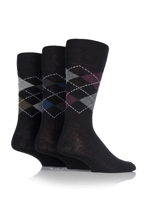 All Day Socks Cushion Foot Crew Socks 3-Pack In Multi - Foto 7